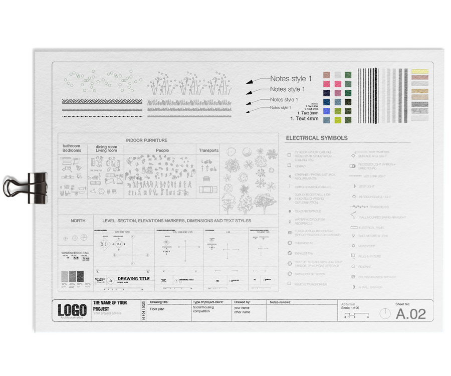 Archicad: 2D documentation template